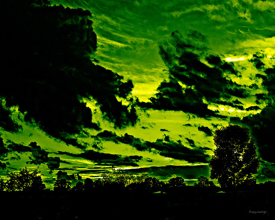 atmosphere, darkness, ethereal, landscapes, the sky, color, impressionism