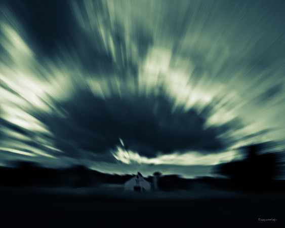 atmosphere, darkness, ethereal, landscapes, the sky, color, impressionism