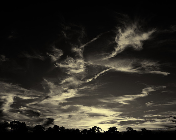 atmosphere, darkness, ethereal, landscapes, the sky, color, impressionism