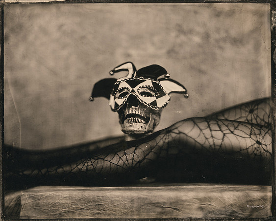 wet plate collodion, still life, the jokerman series, cabaret