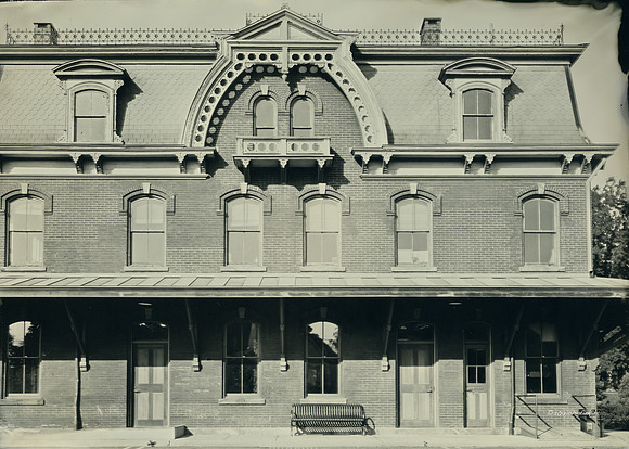 collodion wet plate, landscapes, trees, exterior spaces, exterior structures