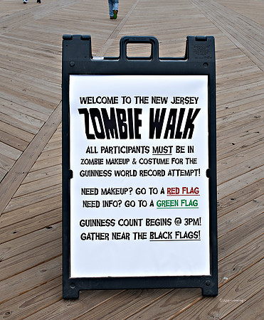 2013 World Record Breaking Zombie Walk (9,592) - Asbury Park, NJ. Zombies, Asbury Park, NJ