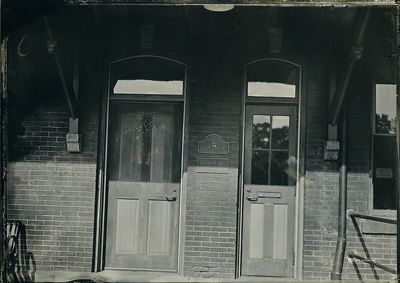 collodion wet plate, landscapes, trees, exterior spaces, exterior structures