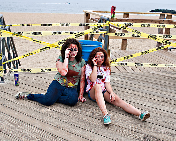 2013 World Record Breaking Zombie Walk (9,592) - Asbury Park, NJ. Zombies, Asbury Park, NJ