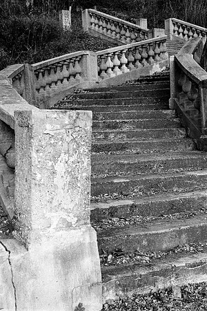 Ruins Of The Victorian Era  StaircaseWhite City Amusement Park, Hamilton, New Jersey