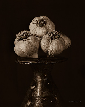 Garlic As Flowers