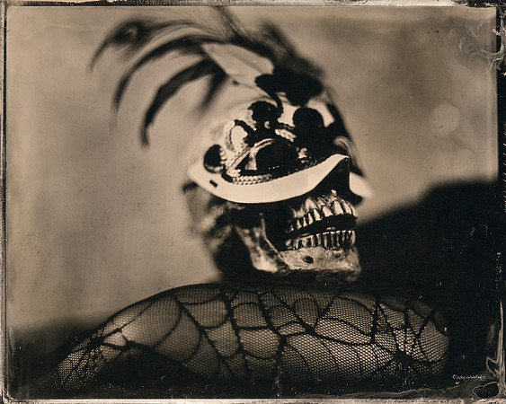 wet plate collodion, still life, the jokerman series, cabaret