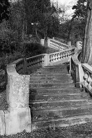 Ruins Of The Victorian Era  StaircaseWhite City Amusement Park, Hamilton, New Jersey