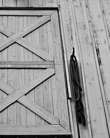 Old Barn Door & Rope